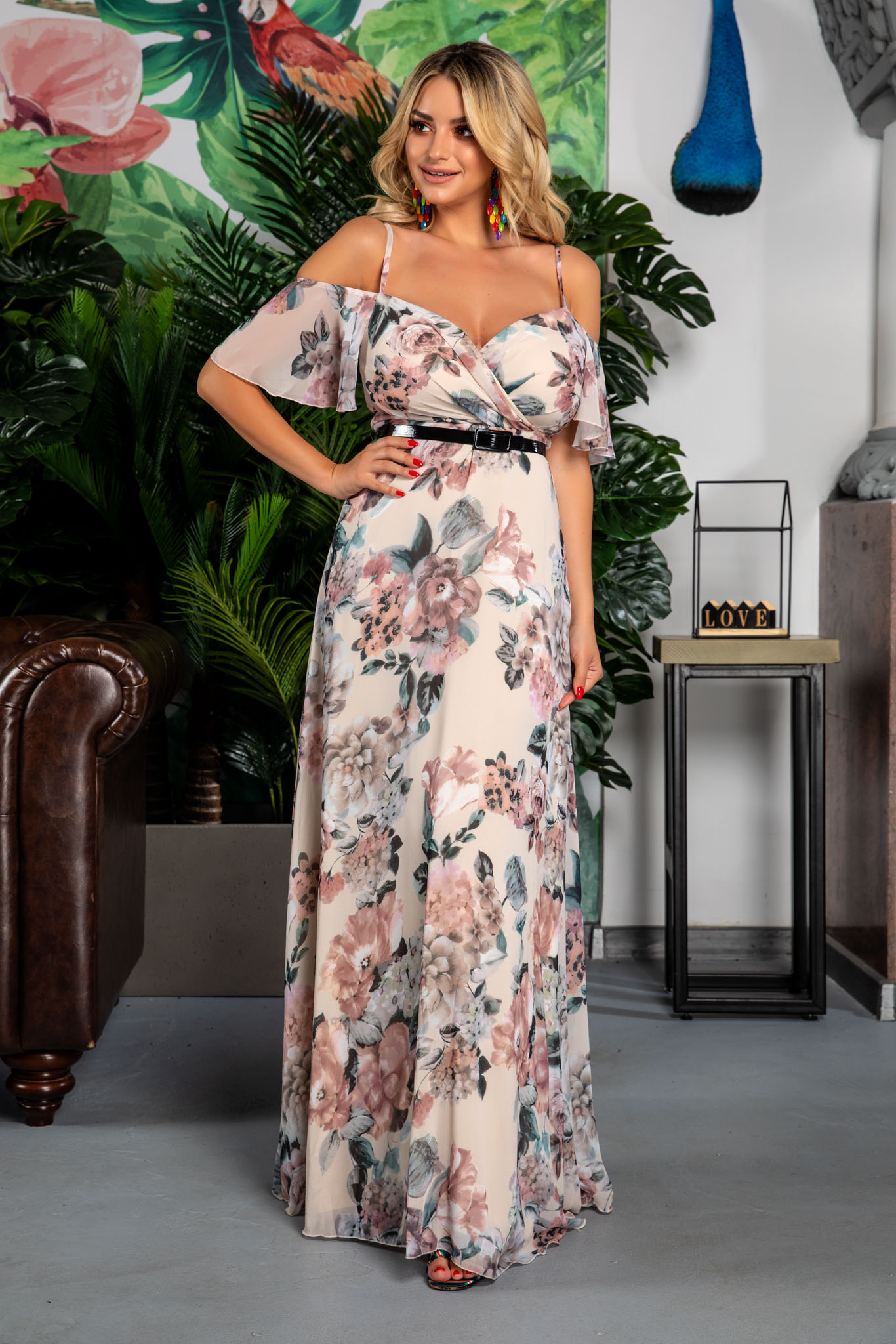 Rochie Althea Rose Pastel