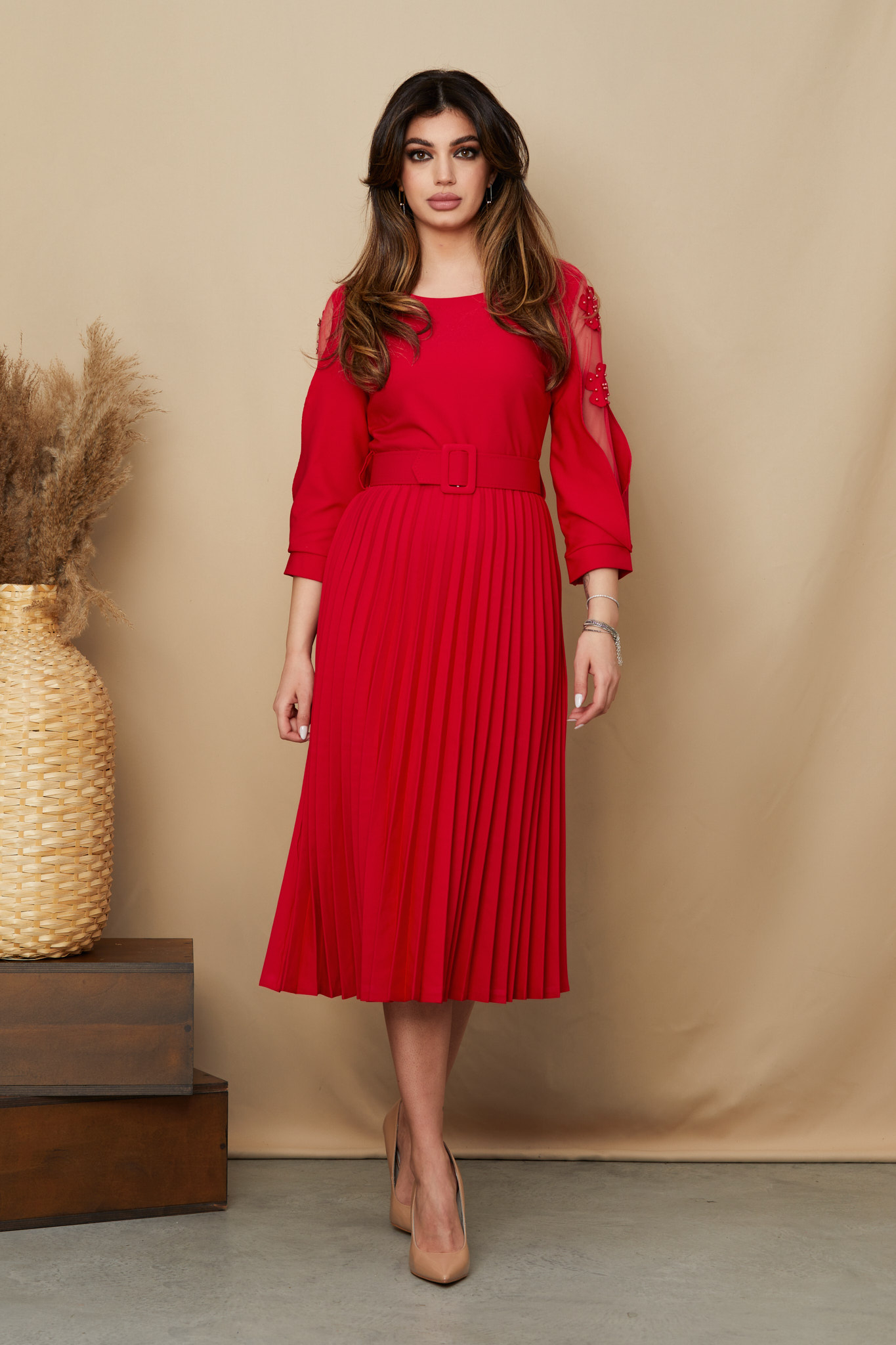 Poze Rochie Ysra Rosie zonia.ro 