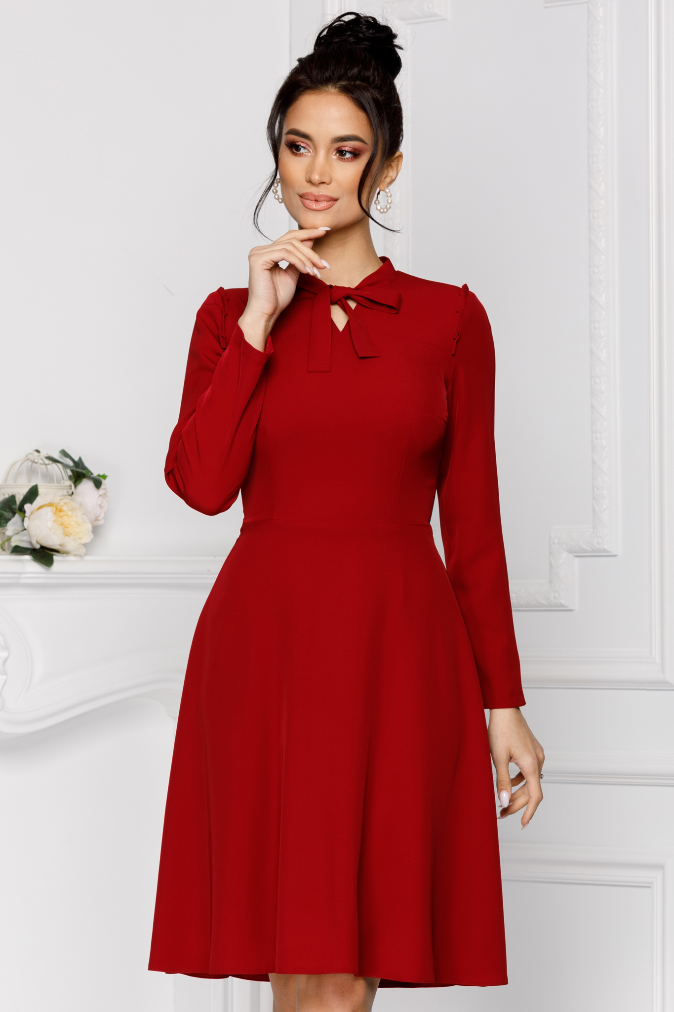 Rochie moze simina bordo