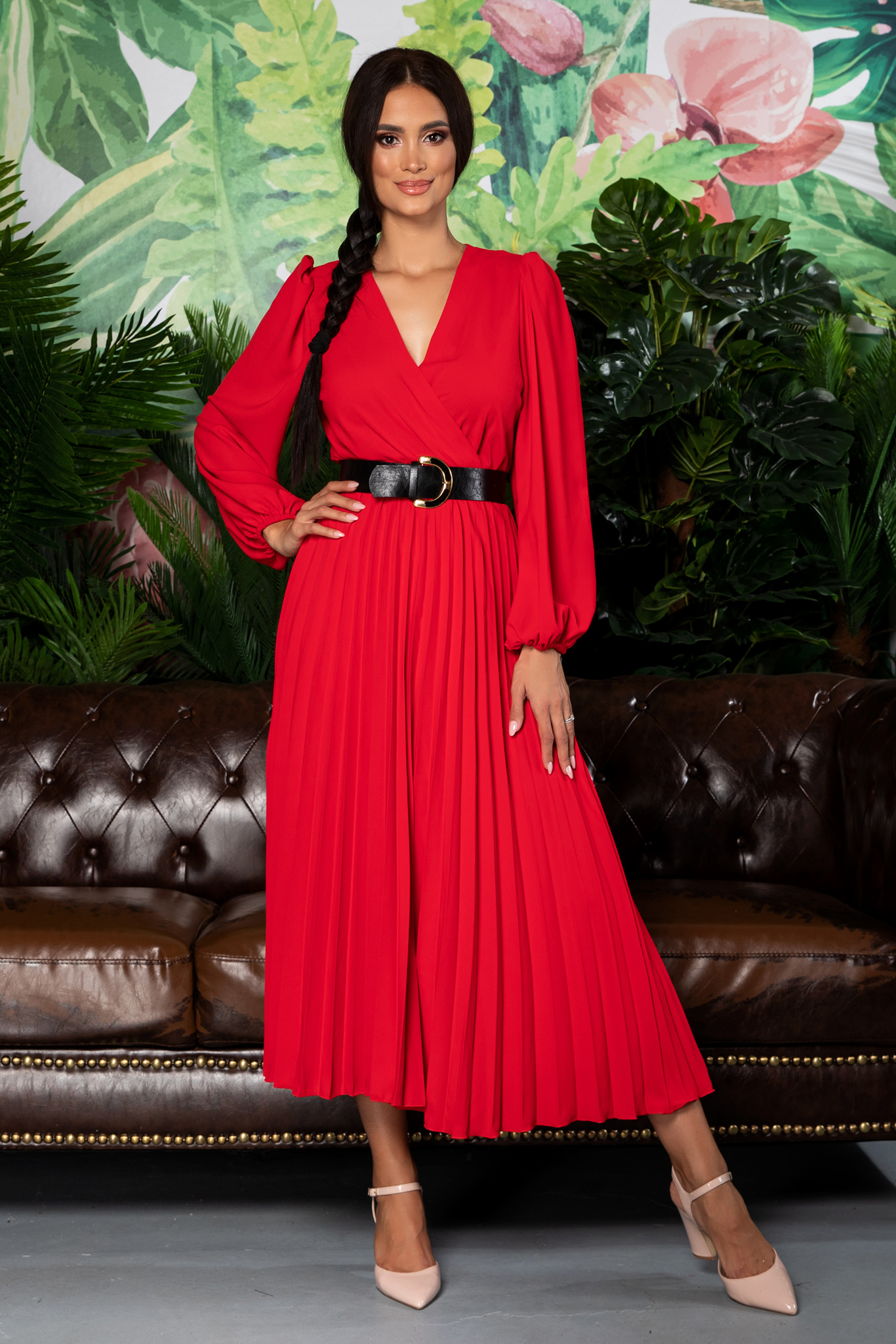 Rochie malina rosie