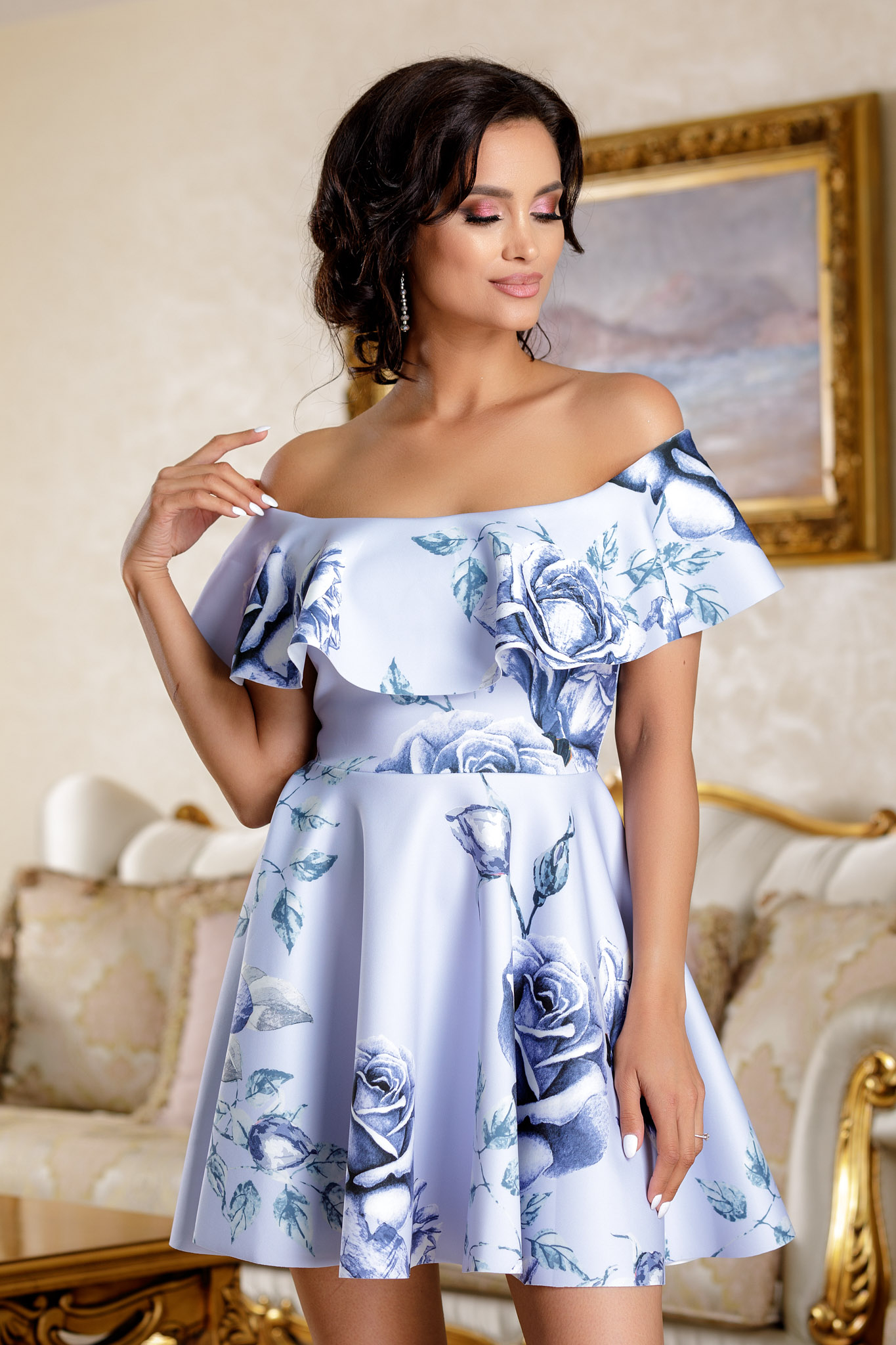 Rochie ynna bleu