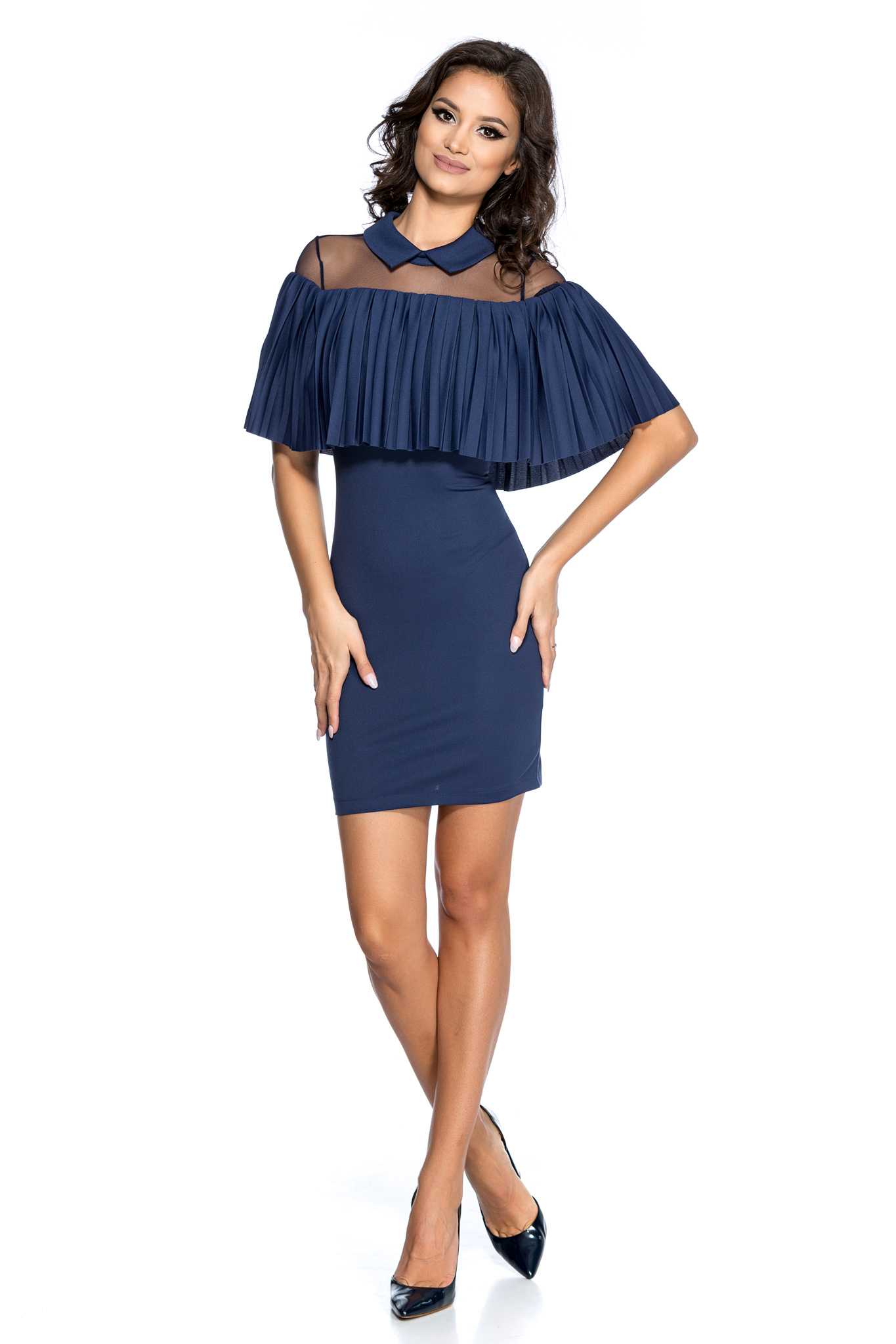 Rochie thelma bleumarin