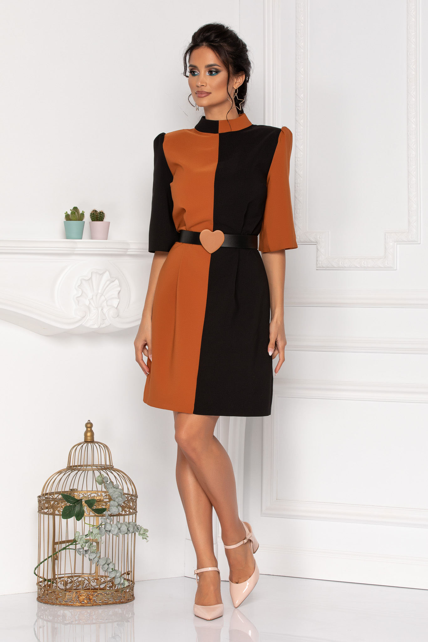 Rochie alyssa bicolora