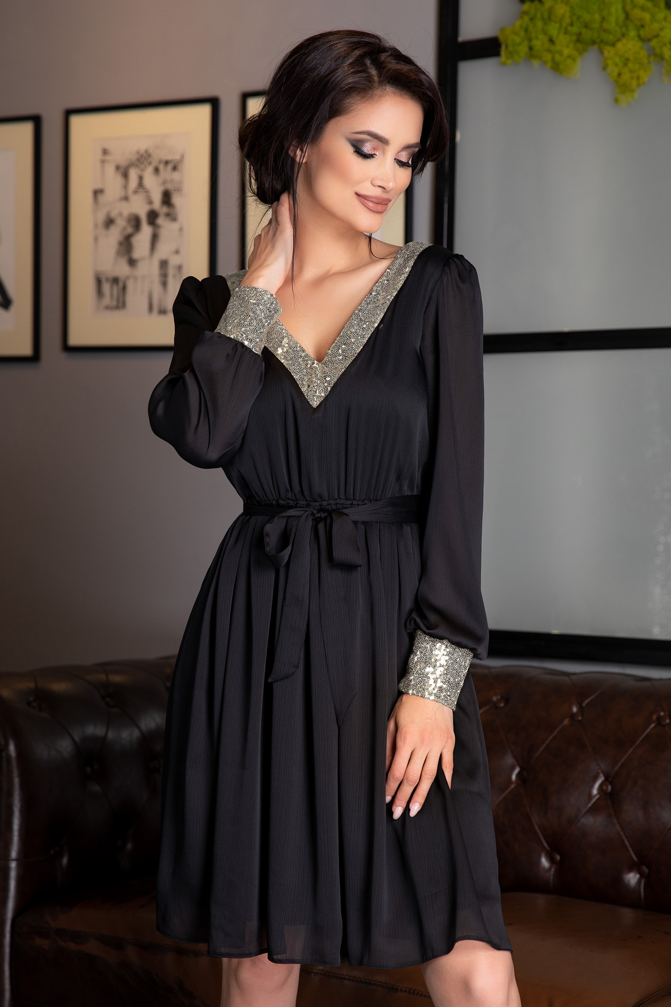 Rochie otilia neagra