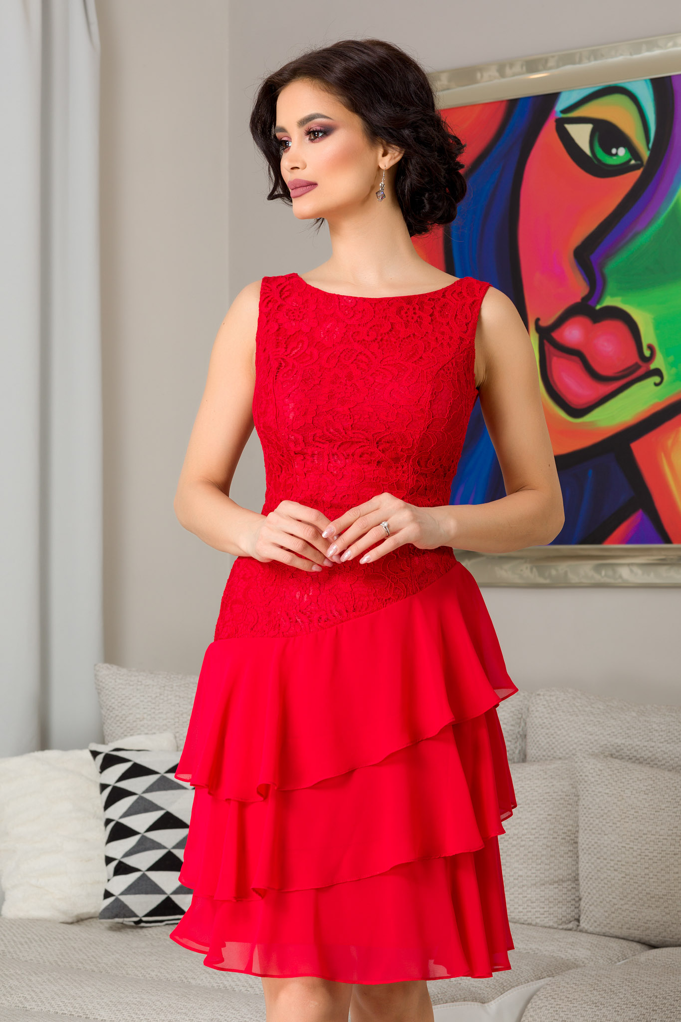 Rochie emina rosie