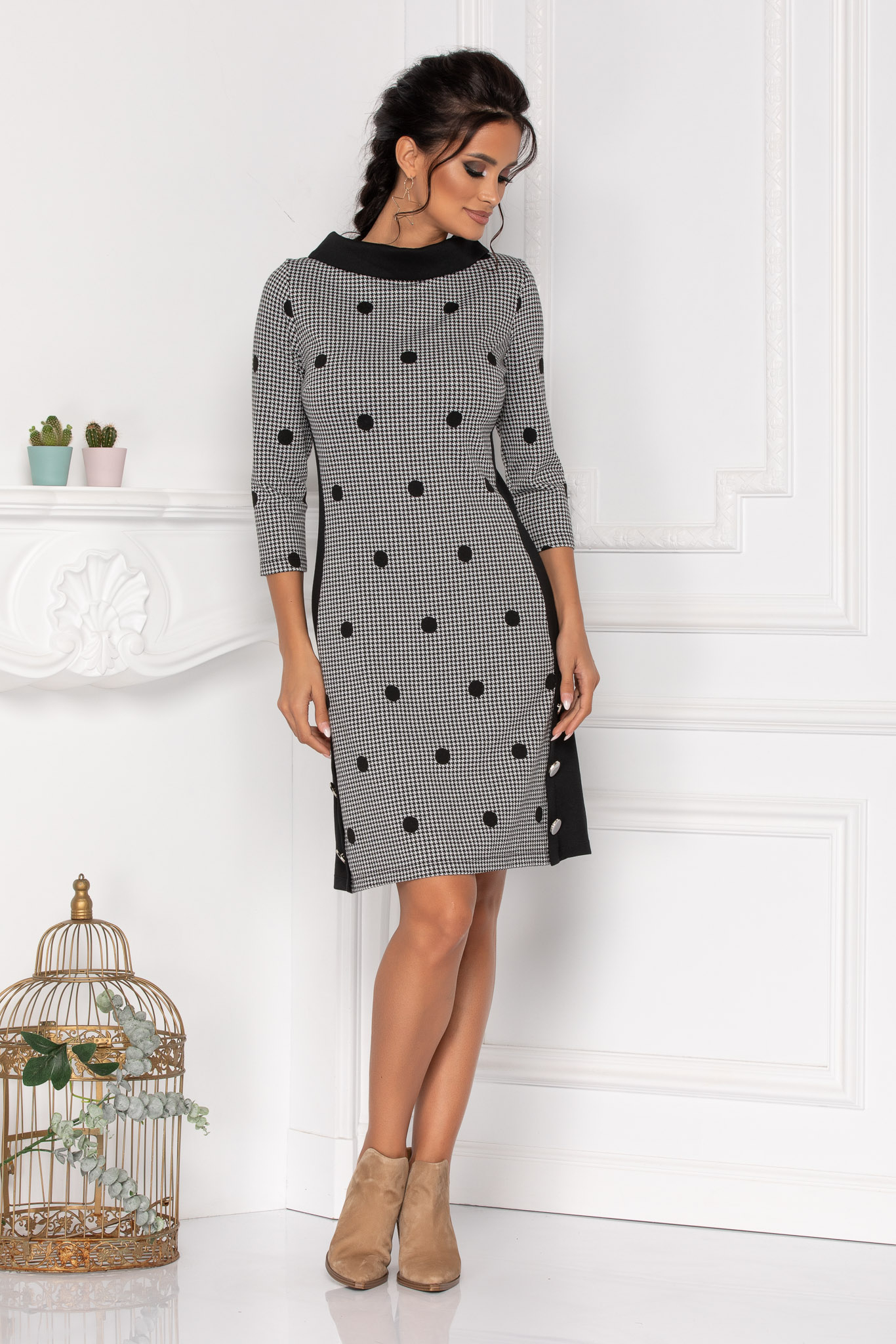Rochie laurette bicolora