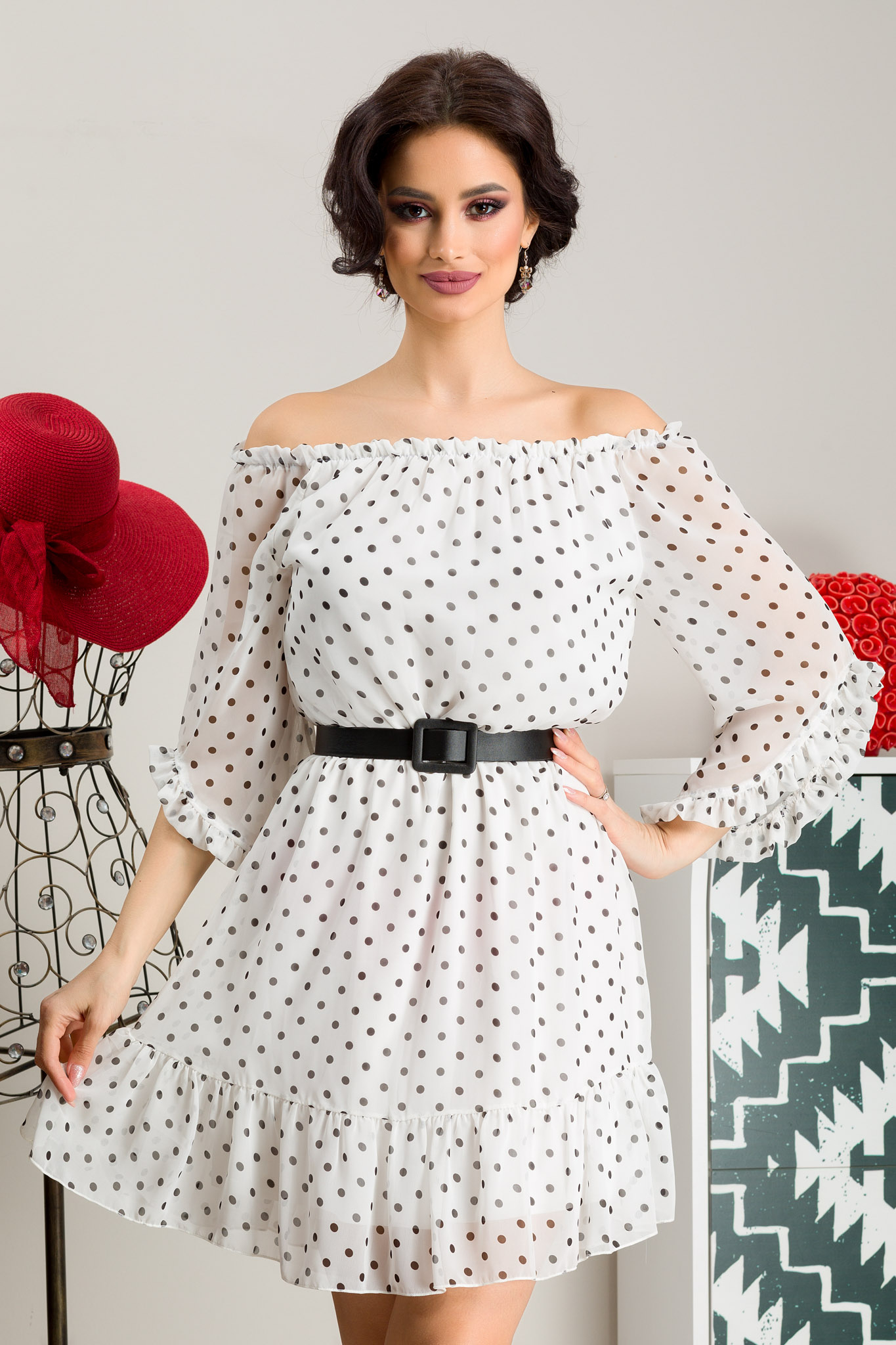 Rochie lorena alba