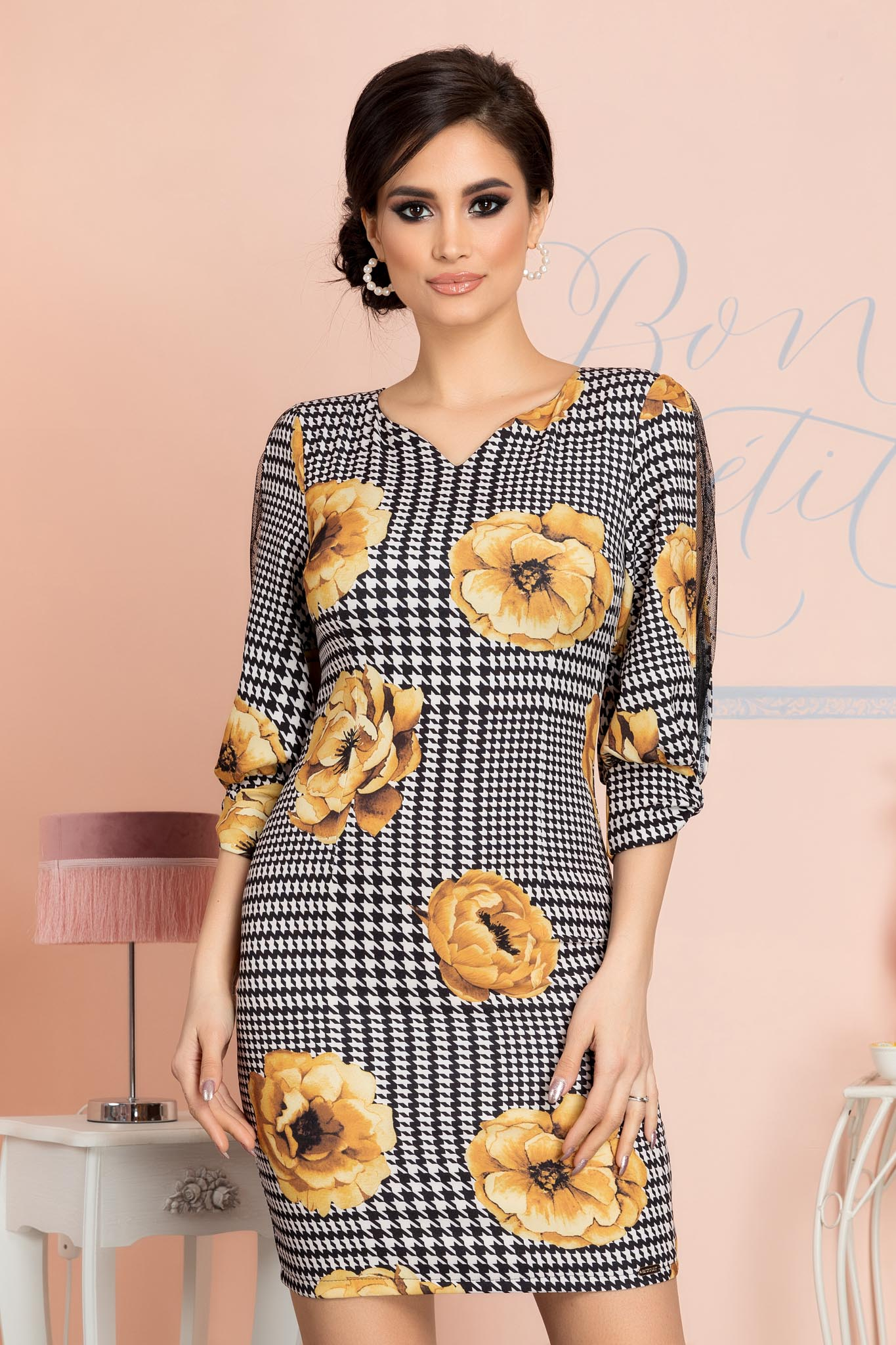 Rochie aliana galbena
