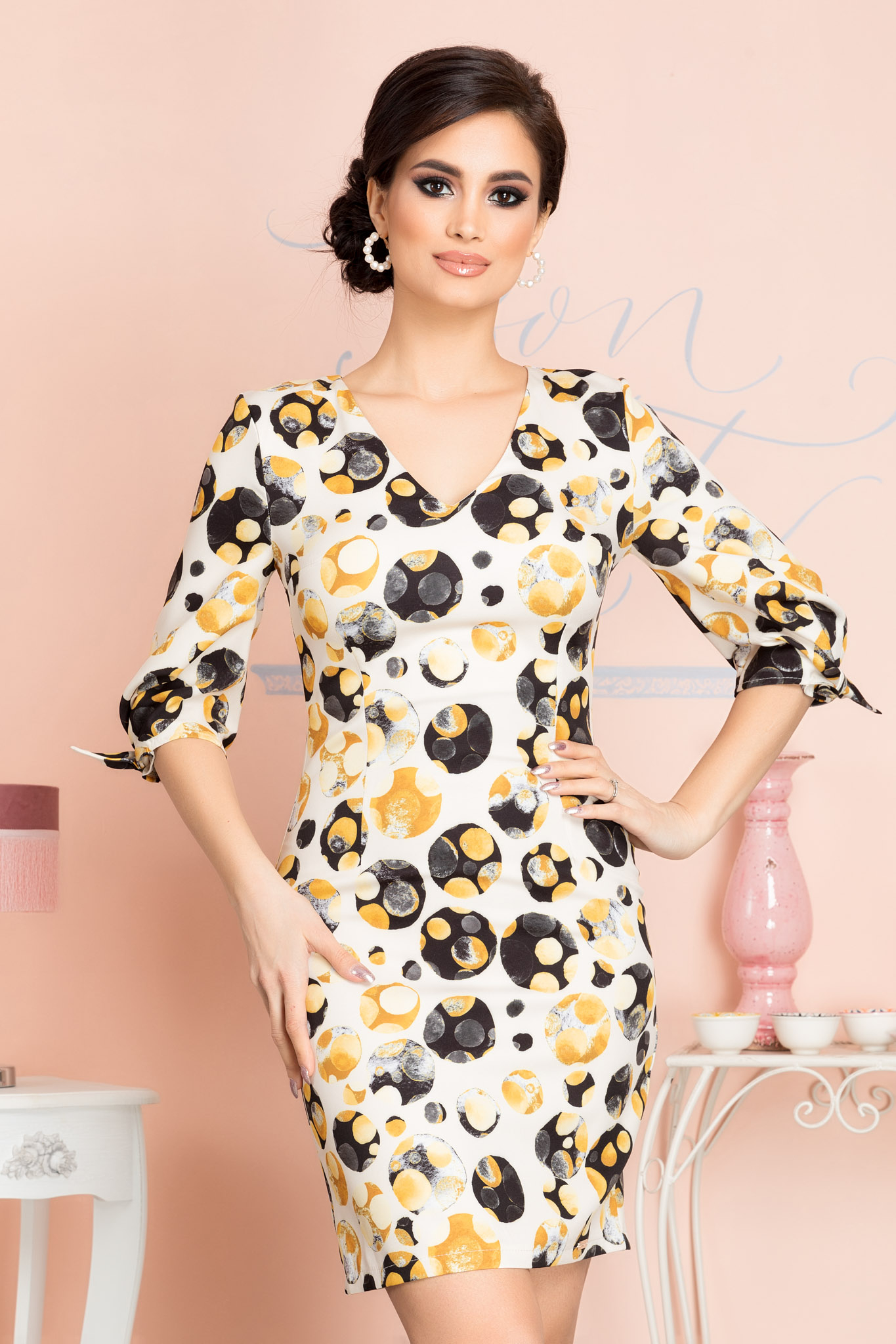 Rochie gemma galbena
