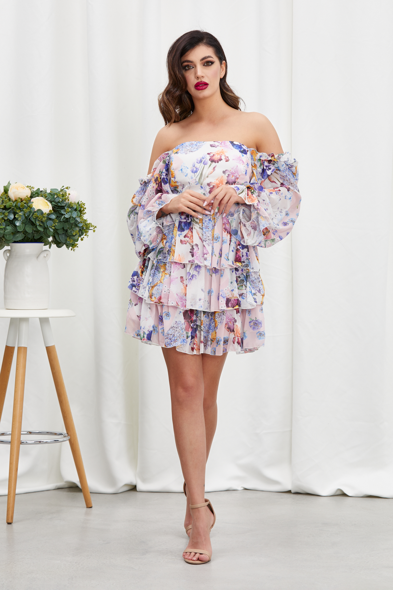 Rochie Cosmina Rose Floral Oferte 2023-09-21