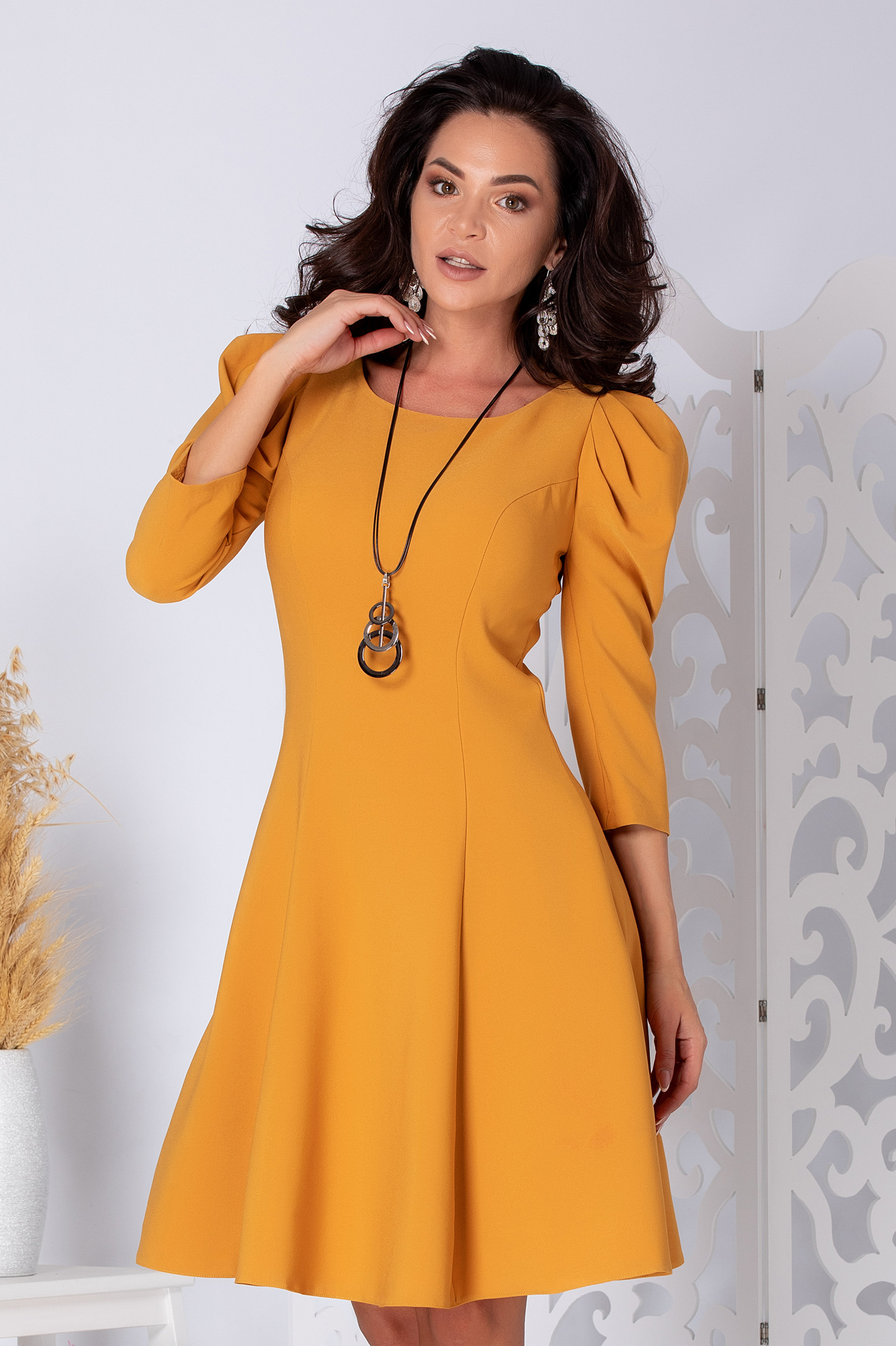 Rochie maya galben mustar