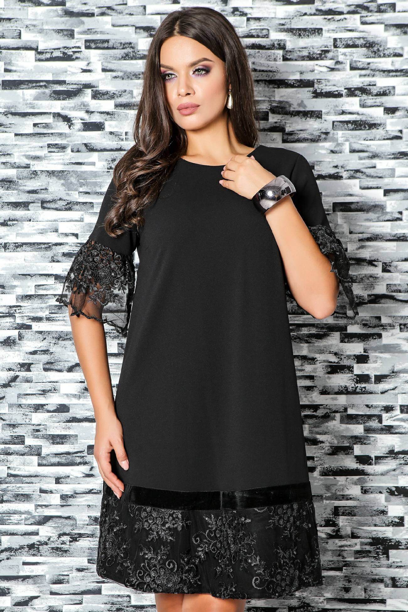 rochie aline neagra