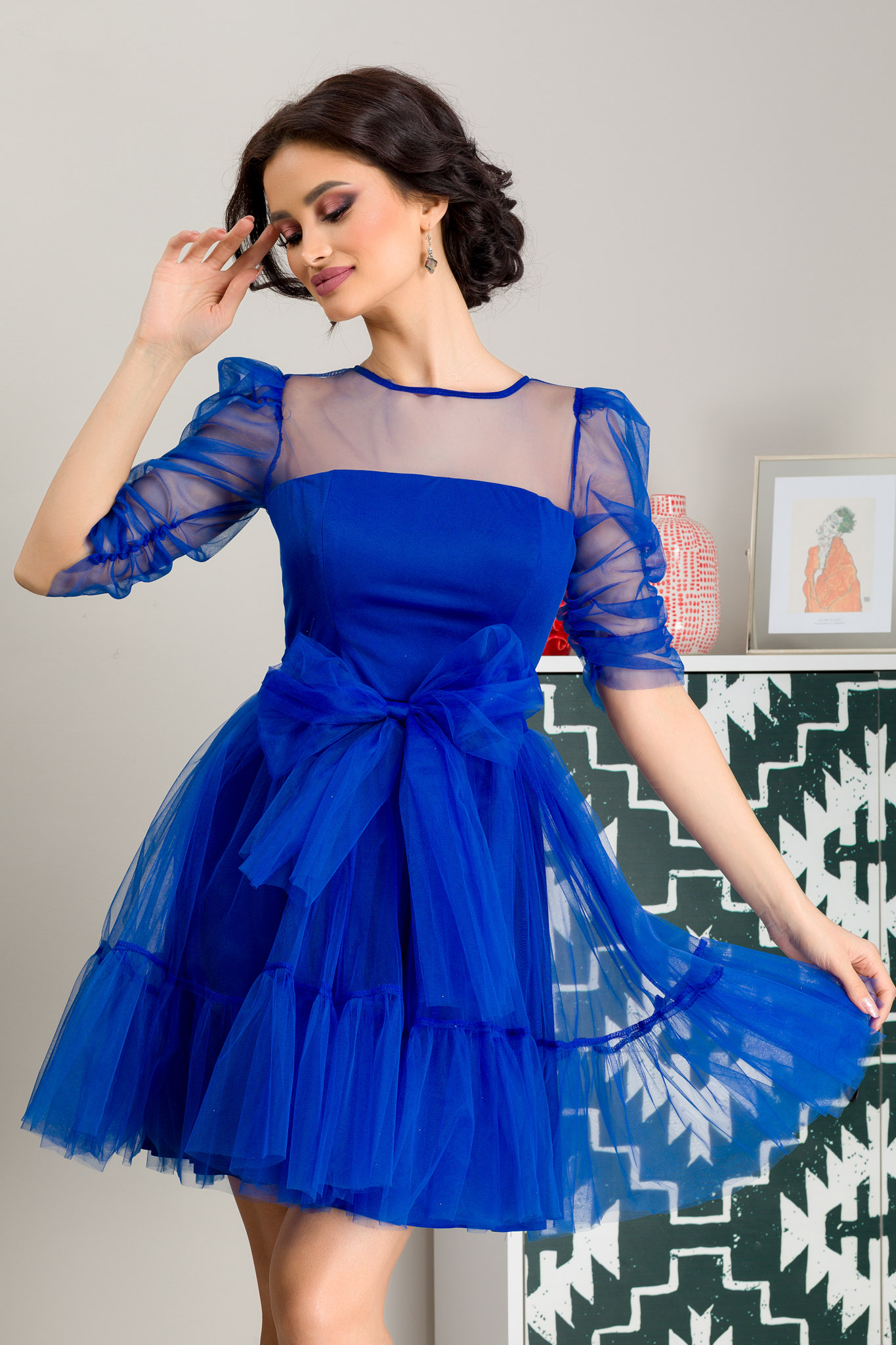 Rochie barbie albastra