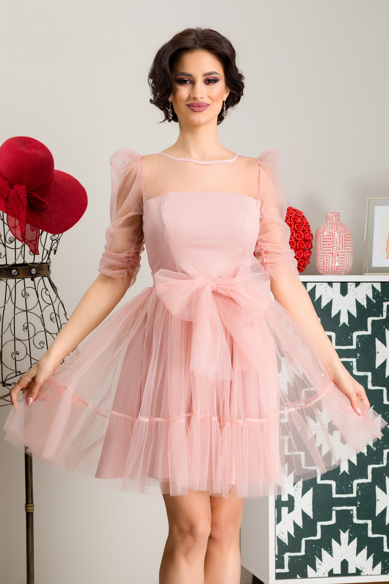 Rochie barbie rose