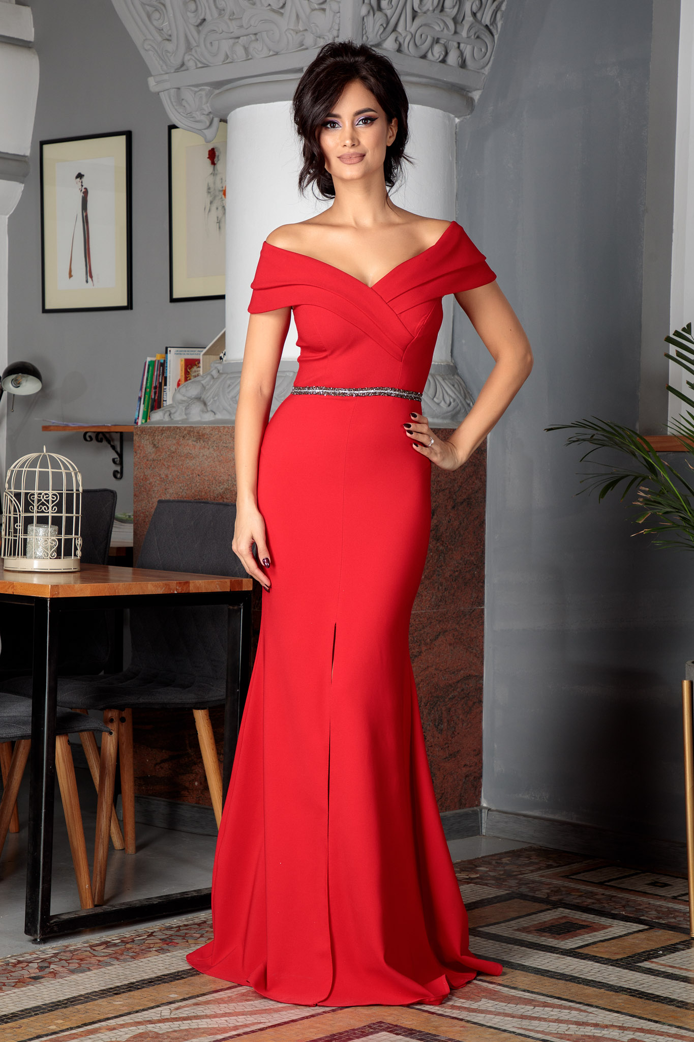 Rochie ravisant rosie