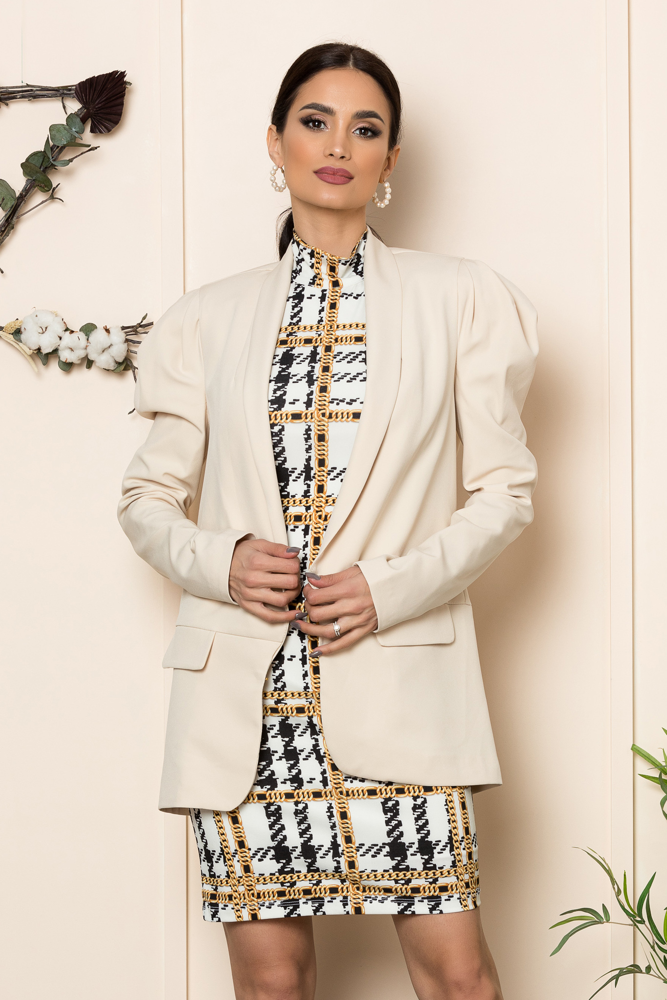 Sacou classy nude