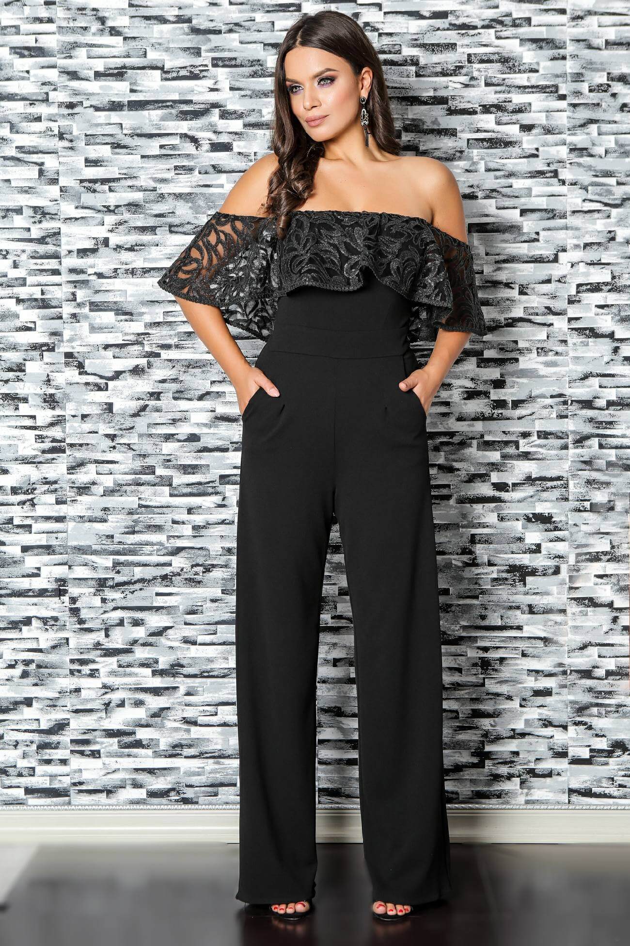 salopeta vogue neagra
