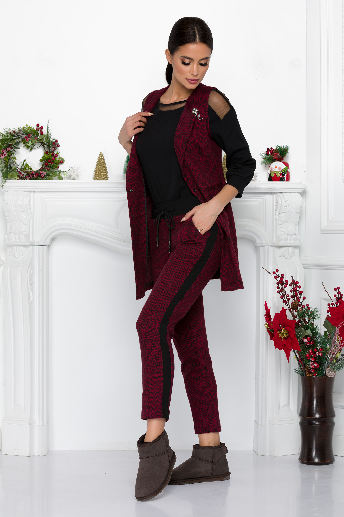 Set Gill Bordo