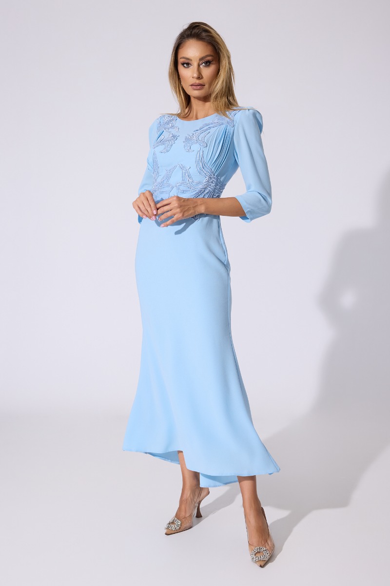 Rochie de ocazie Lunaria Bleu