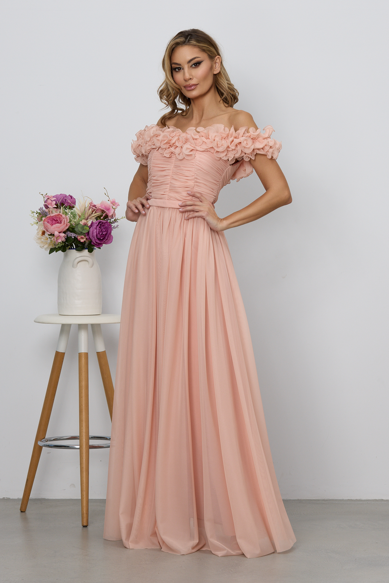 Rochie Afrodita Peach