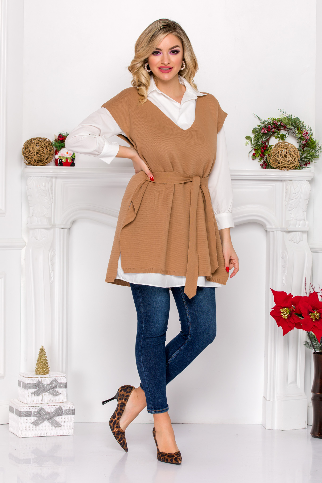 Bluza brent nude